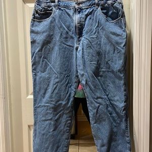 Flannel lined LL Bean jeans